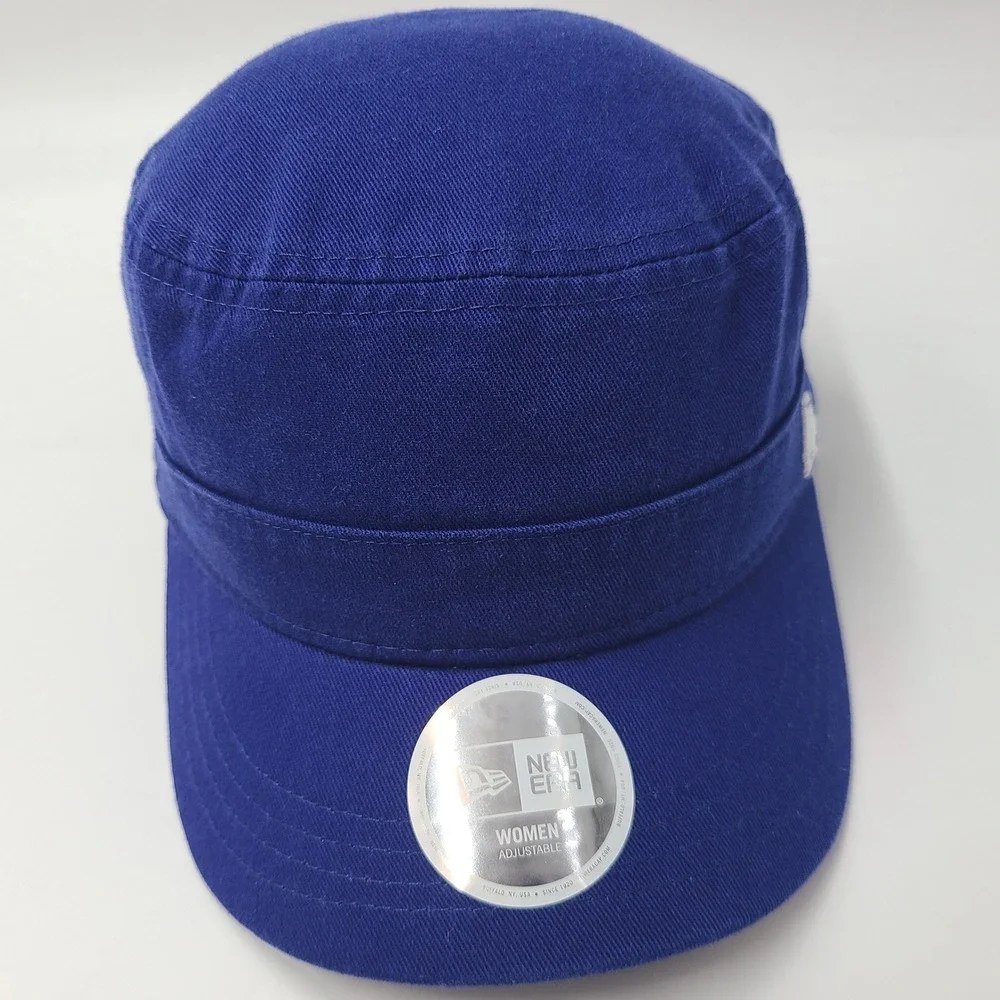 Women Los Angeles Dodgers Hat Strapback New Era Blue MLB Cadet Military Army Cap
